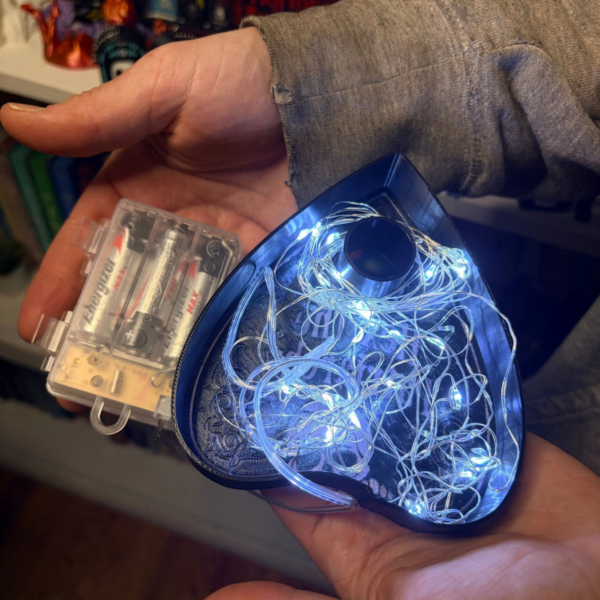 Hex the Patriarchy Light Up Book Nook
