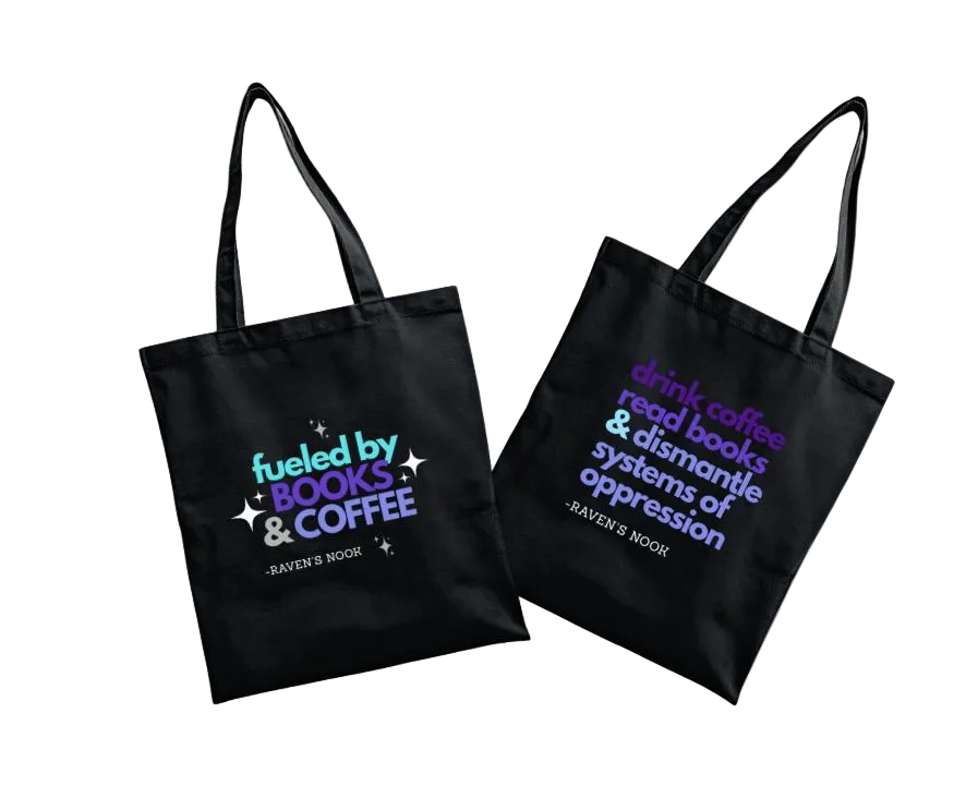Raven's Nook Fueled By or Dismantle Systems tote